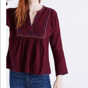 Madewell Boheme popover shirt